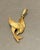 Mid-Century Modern Sarah Coventry Gold Tone Bird Pendant For Sale - Image 3 of 5