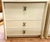 Ivory Paul Frankl for Johnson Furniture Pair of Matching Three Drawer Rare Flip Down Nightstands For Sale - Image 8 of 10