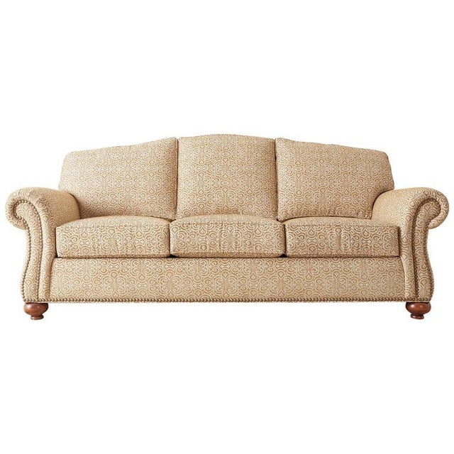 English Style Ethan Allen ThreeSeat Sofa Chairish