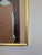 Orange Mid-Century Modern 'Woman With a Red Flower' Vintage Figurative Oil Painting by Swedish Artist Fabian Lundqvist (1913-1989), Framed For Sale - Image 8 of 10