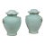 Late 19th Century Pair Chinese Celadon Vases With Lids For Sale