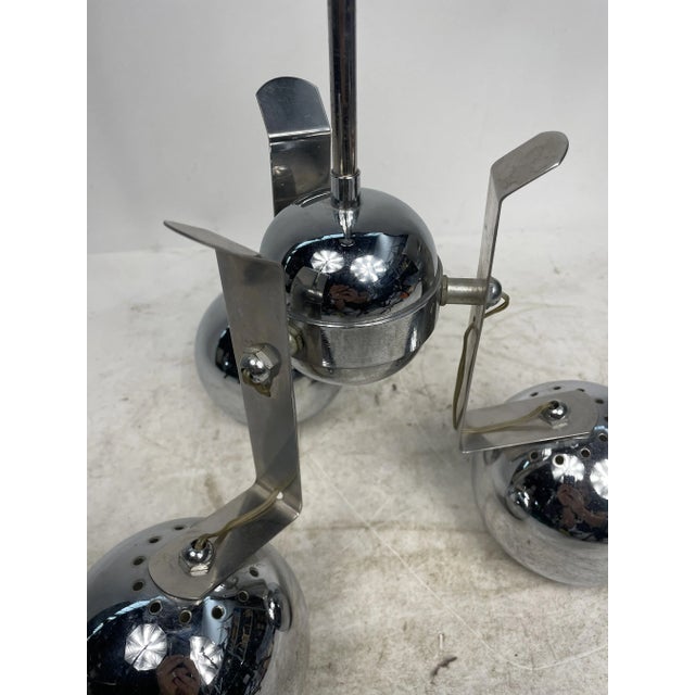 Vintage Space Age Steel Chandelier by Reggiani, 1960s For Sale - Image 12 of 17