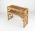 Midcentury Modern Bamboo and Rattan Console Table from Vivai Del Sud, 1970s For Sale - Image 8 of 17