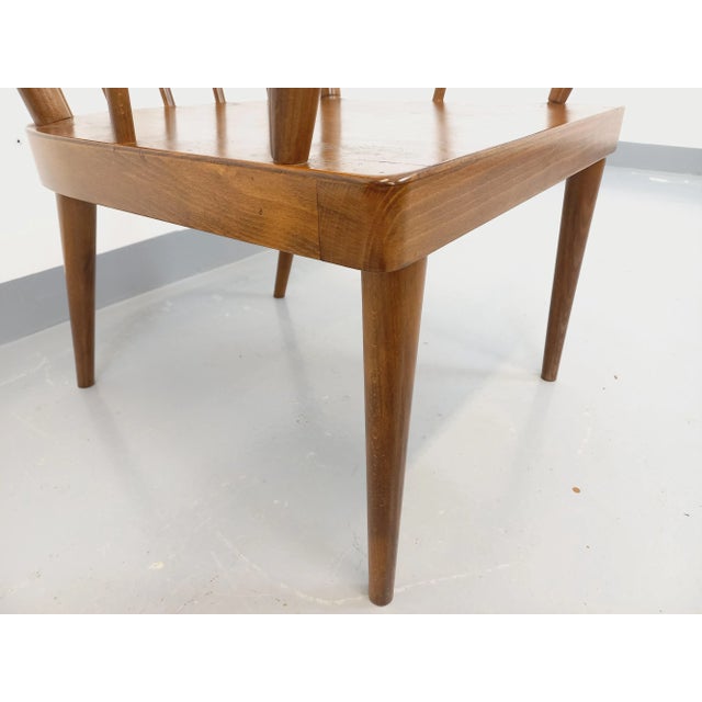 Vintage Eventail Armchair in Wood from Baumann, 1960s For Sale - Image 11 of 18