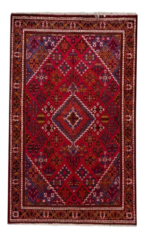 Vintage Persian Joshegan Rug, 4'3" X 7'