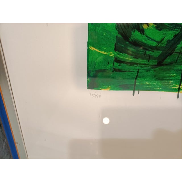 Mario Schifano, Landscape, 1970s, Lithograph, Framed For Sale - Image 12 of 17