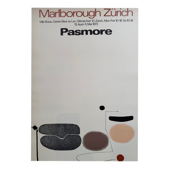 Victor Pasmore, Marlborough Zürich, 1973, Paper For Sale