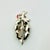 Mid-Century Modern 1950s Vintage Americana Boho Chic Christmas Holly Wreath Brooch, Gerry’s Creatives. For Sale - Image 3 of 5