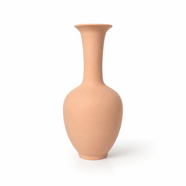 Set of 3 Middle Kingdom Ceramic Vases For Sale - Image 4 of 7