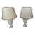 Antique Alabaster Table Lamps- a Pair For Sale