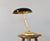 Table Lamp By Giovanni Michelucci For Lariolux Circa 1940s - Brass base and arm - Black painted aluminium shade - Takes 2x...