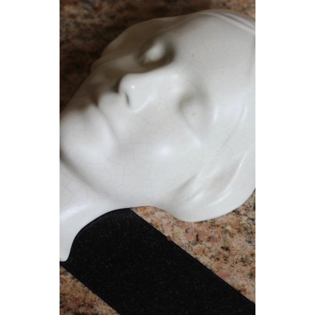 White Goebel Wall Mask of the Unknown Woman From the Seine For Sale - Image 8 of 9