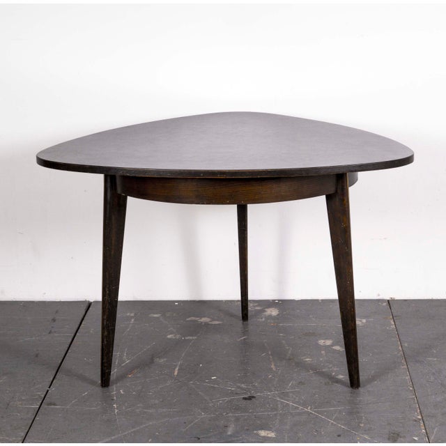 Mid-Century Modern Kidney Triangular Table from Hainke, 1950s For Sale - Image 3 of 15