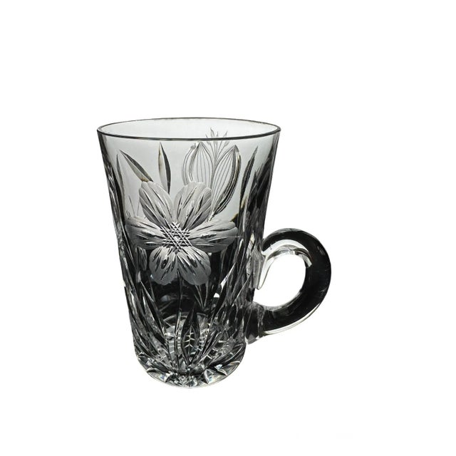 Crystal Tumbler American Brilliant Period by Pairpoint Murillo Pattern 1920 For Sale - Image 12 of 12