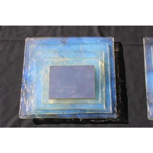 Model LP258 Wall Lights by Carlo Nason for Mazzega, 1970s, Set of 2, in Very Good conditions. Designed 1970 to 1979 This...