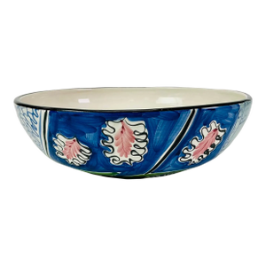 Hand Painted Ceramic Favanol, Portugal Serving Bowl