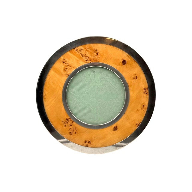 Mid-Century Modern Hollywood Regency Large Burl Picture Frame frim Nucci Valsecchi, Italy, 1970s For Sale - Image 3 of 18