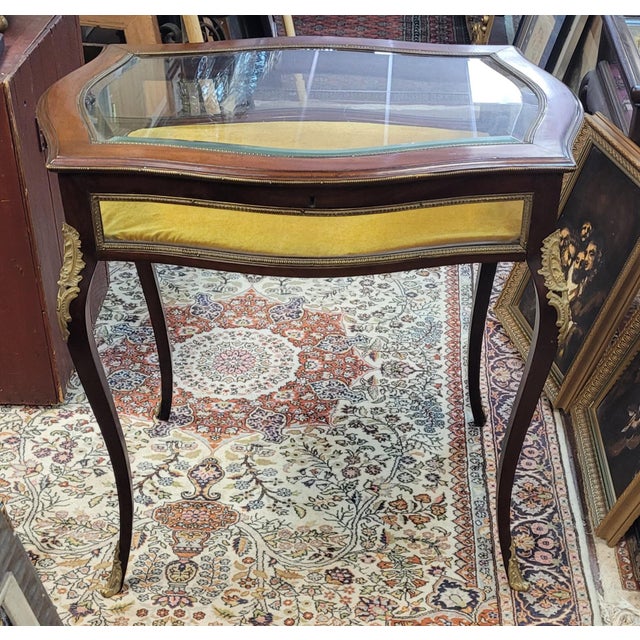 Louis XV Style Antique Display Table For Sale - Image 12 of 13