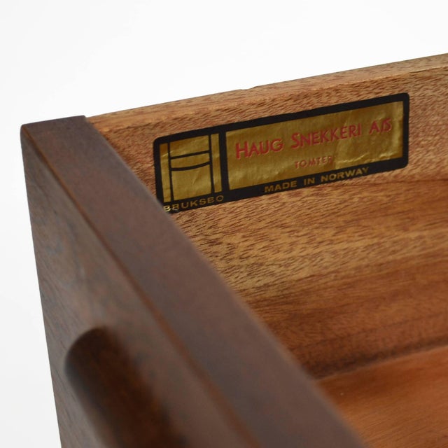 Mid 20th Century Rolf Hesland Rosewood Cube Bar by Bruksbo For Sale In Chicago - Image 6 of 10