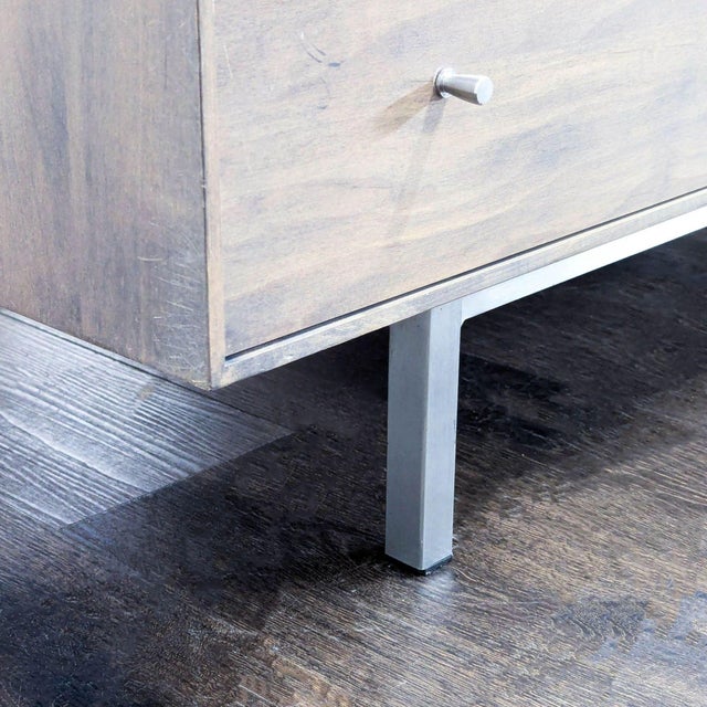 Room & Board Modern 6-Drawer Wood Dresser With Metal Legs For Sale - Image 12 of 13