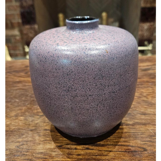 Mid-Century Modern MCM West German "Atelier" Amethysts Vase For Sale - Image 3 of 9