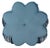 Not Yet Made - Made To Order Tanith Flower Ottoman - Dusty Blue For Sale - Image 5 of 9