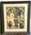 Green Pair of Art Deco Zebra Watercolor Gouaches by Shirrell Graves in Verde Frames For Sale - Image 8 of 16