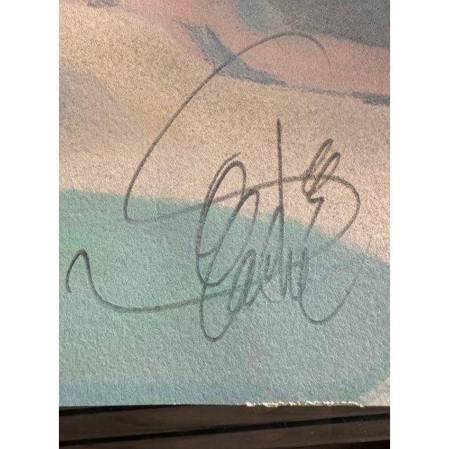 Signed Serigraph in pencil- Jean-Baptiste Valadié (b. 1933) is a French artist known for his evocative and romantic style,...