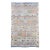 Galerie Shabab Collection Mid-20th Century Silk Moroccan Boho-Chic Flatweave Rug in a Slate Blue Shade For Sale