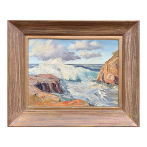 "California Rocky Coast After the Storm" by George John Flower