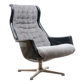 Space Age Lounge Chair by Alf Svenson & Yngvar Sandström for Dux Sweden, 1970s For Sale