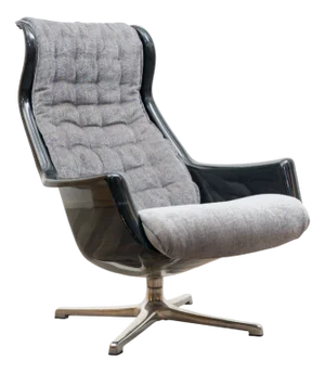 Space Age Lounge Chair by Alf Svenson & Yngvar Sandström for Dux Sweden, 1970s
