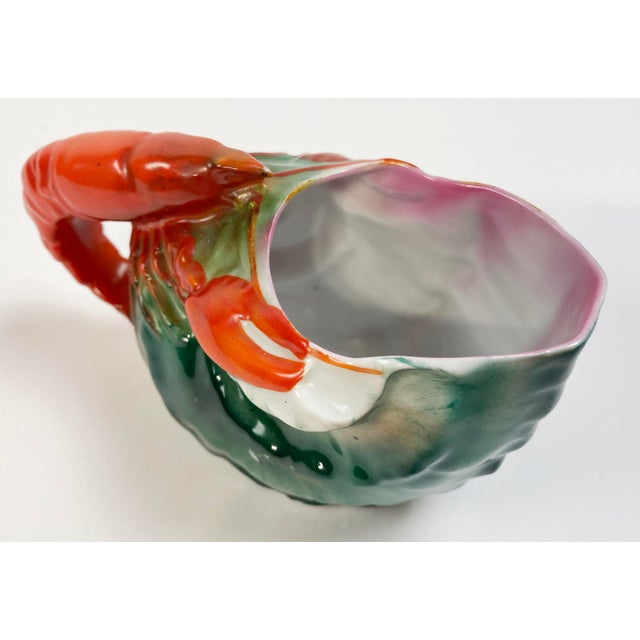 Emerald Vintage Royal Bayreuth Lobster Creamer Dish For Sale - Image 8 of 9