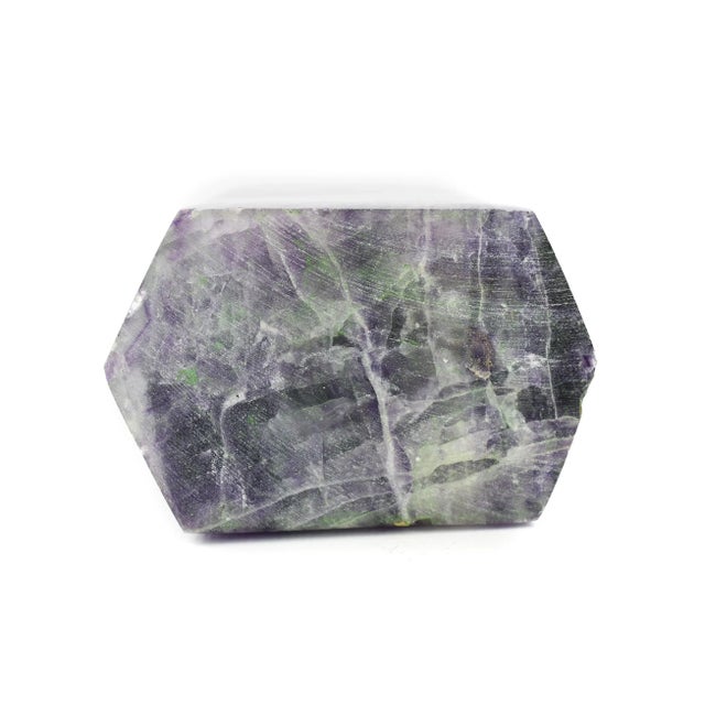 Late 20th Century Contemporary Amethyst Obelisk Crystal Point Tower For Sale - Image 9 of 10