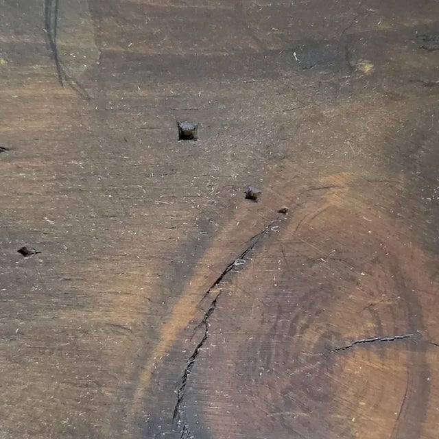 Colonial Man Oil on Wood Painting, Vintage For Sale - Image 11 of 12