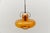 1960s Mid-Century Modern Amber Glass and Copper Ceiling Lamp, 1950s For Sale - Image 5 of 12