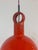 Red Ceramic Hanging Lamp For Sale - Image 9 of 11