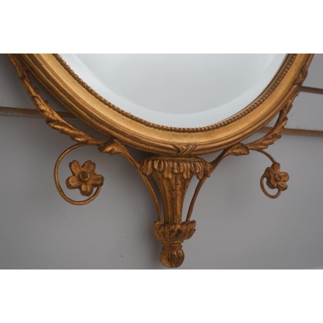 Glass Carvers Guild Adams Style Gold Frame Mirror For Sale - Image 7 of 12