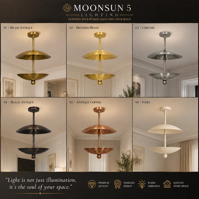 Brass Handmade Brass Chandelier, Mid Century Modern Ceiling Light, Vintage Stilnovo Pendant Lamp, Dining Room Light, Statement Ceiling Fixture 28x30 For Sale - Image 8 of 12