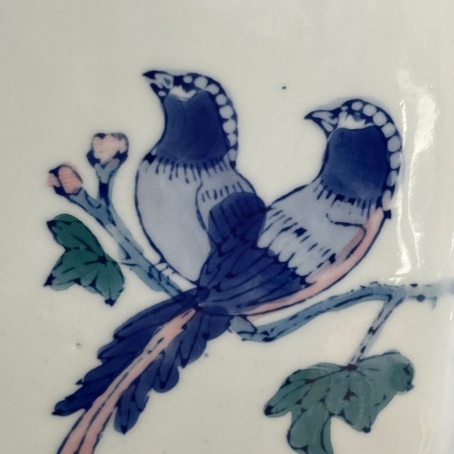 Late 20th Century Late 20th Century Petite Chinoiserie Porcelain Garden Stool For Sale - Image 5 of 12