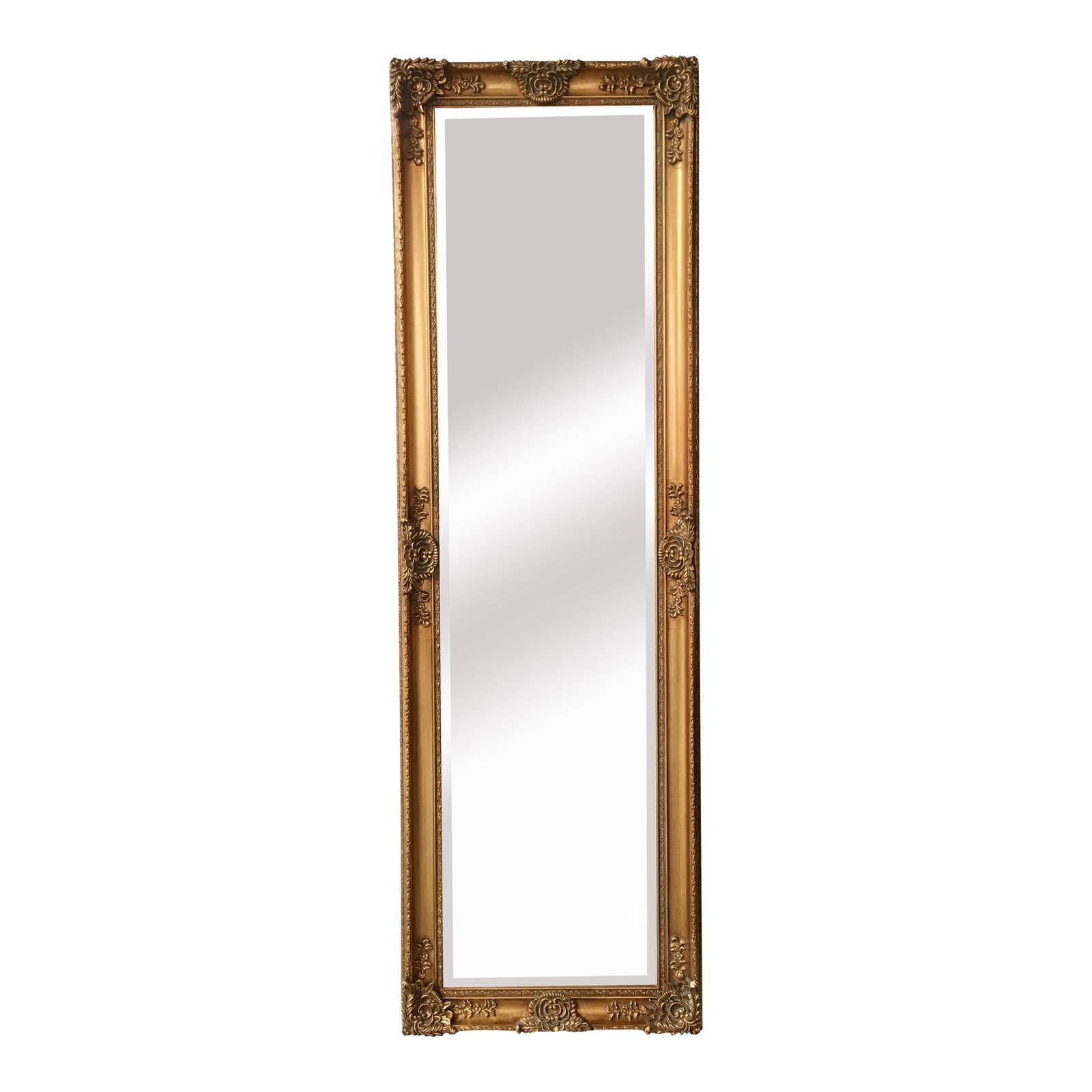 Mayfair Belle Vintage Gold Full Length Mirror Chairish