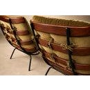 Pair of Costela Armchairs in Brazilian Hardwood & Olive Mohair, Martin Eisler, Brazil, 1956 For Sale - Image 9 of 18