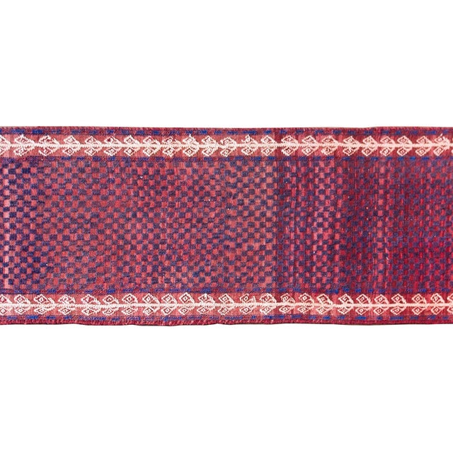 Tribal Vintage Persian Turkman Runner For Sale - Image 3 of 14