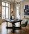 This eclectic, 20th-century extendable table is a striking piece, ideal for elegant, contemporary settings where the...