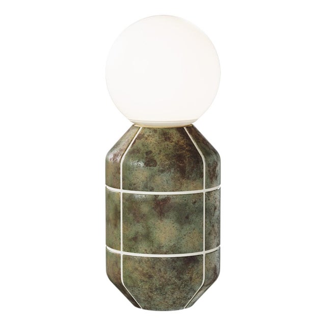 Ceramic Base Table Lamp by Svitanok For Sale - Image 9 of 9