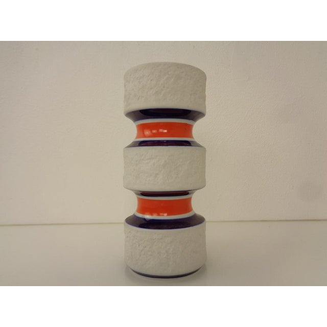 Ceramic Space Age Op Art Vases from Royal KPM, 1960s, Set of 2 For Sale - Image 7 of 12