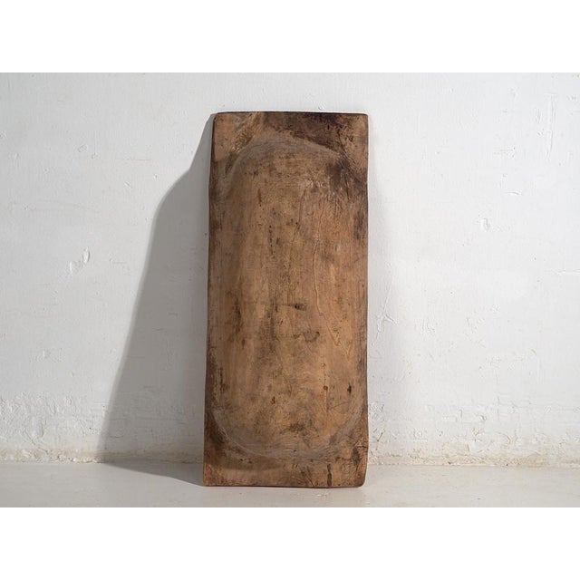 Antique solid wood tray (c.1900) Dimensions: Length: 90 cm Depth: 38 cm Height: 16 cmStyle: PrimitiveMaterials and...