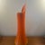 1960s 1960s l.e. Smith Bittersweet Orange Smoothie Swung Vase For Sale - Image 5 of 8