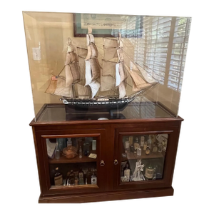 Early 1900s Antique Model Uss Constitution Ship