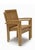 Contemporary Teak Outdoor Stacking Chair For Sale - Image 4 of 6